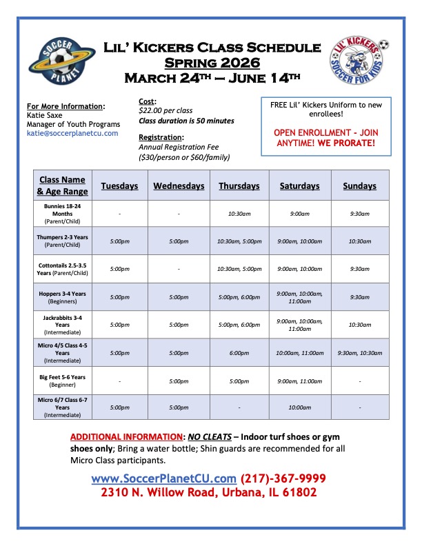 LK Flyer - Spring Season 2026
