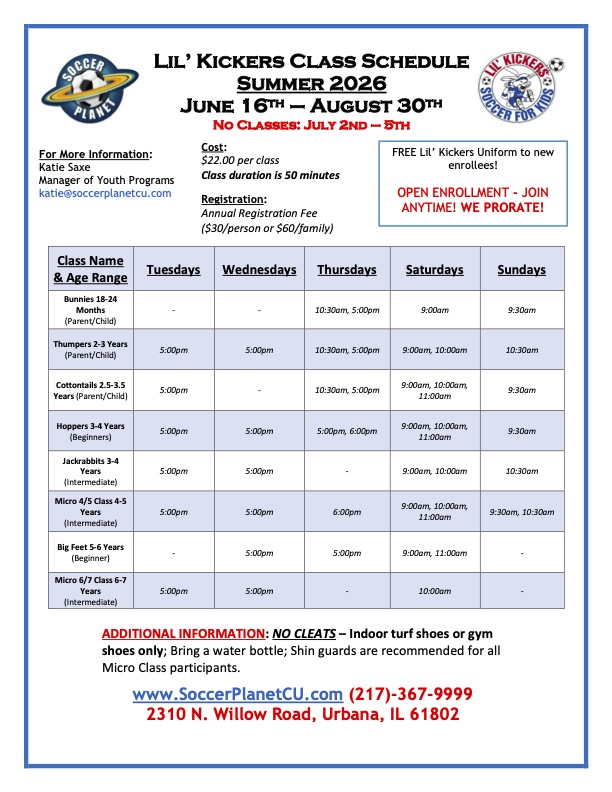 LK Flyer - Summer Season 2026